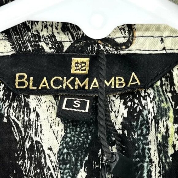 Black Mamba Men's Savana Printed Button Down Shirt - S - Picture 4 of 7